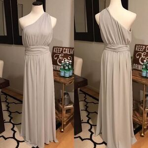 Grey Formal Maxi Dress